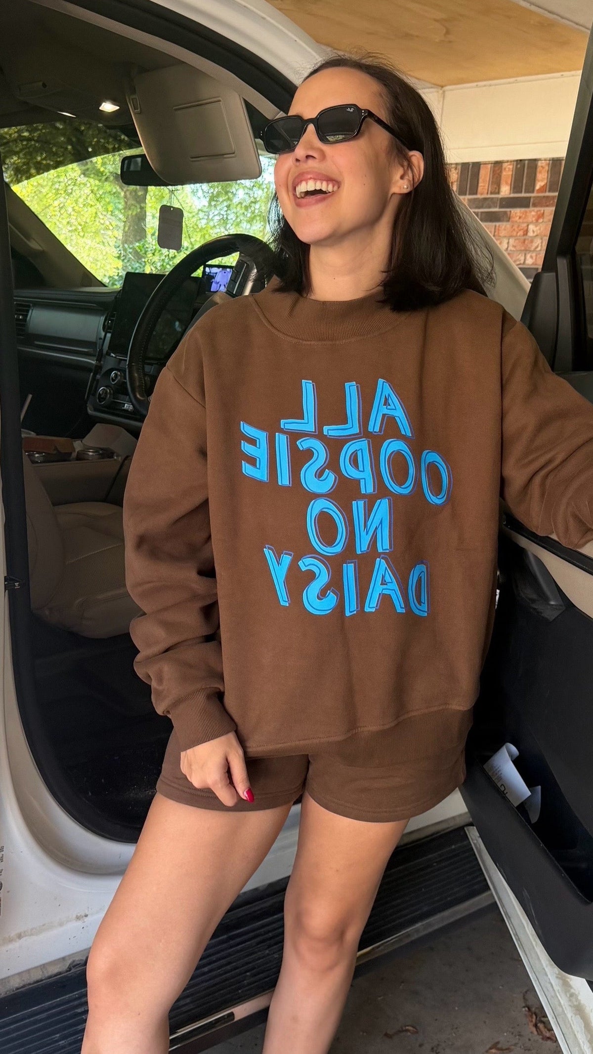 Oopsie Daisy Mockneck Set