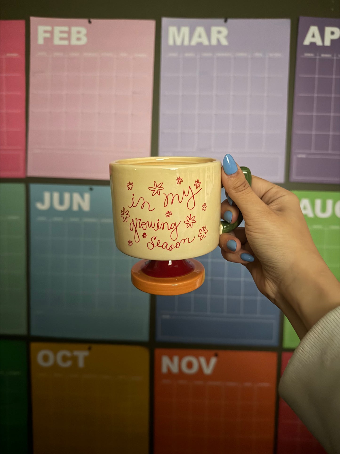 Short Ceramic Mug, In My Growing Season
