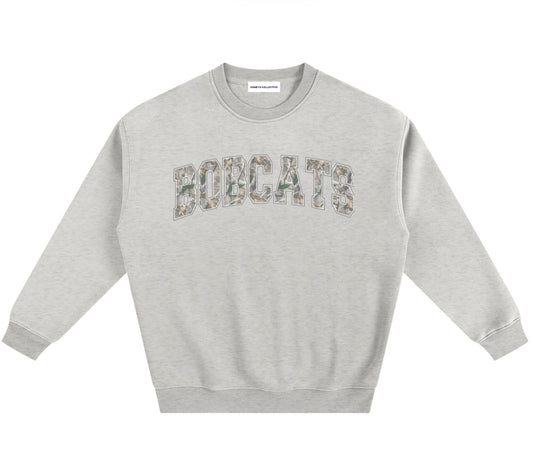 PRE ORDER - camo bobcats sweatshirt