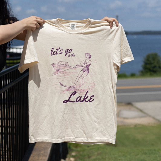 lets go to the lake tee